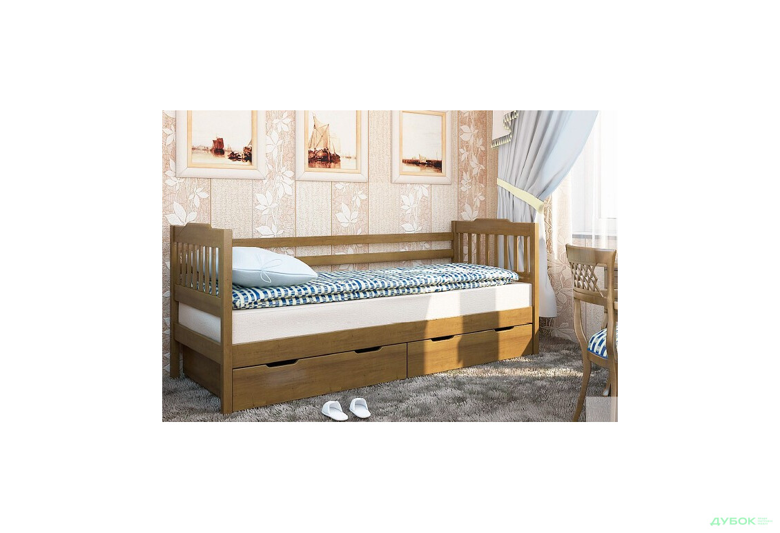 Изображение 5 - Кровать Ева (орех темный) Венгер