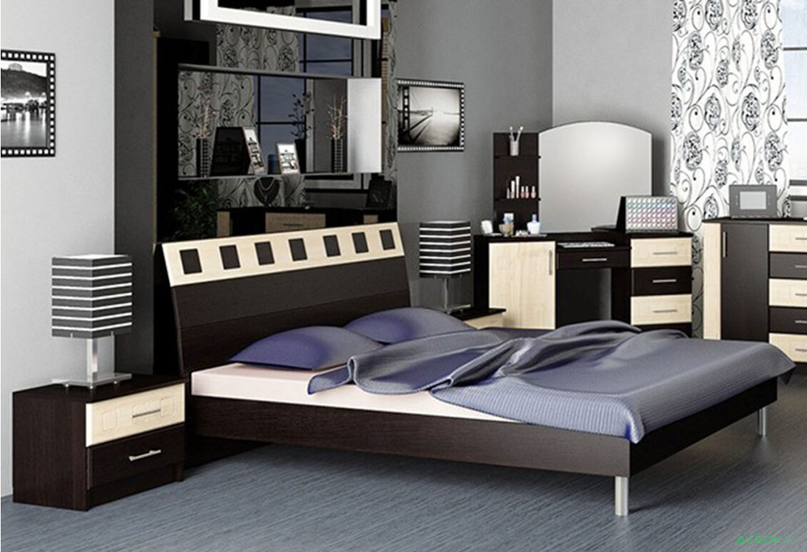 Модульная спальня Лира БМФ - Изображение 2 Изображение 2 - Модульная спальня Лира БМФ