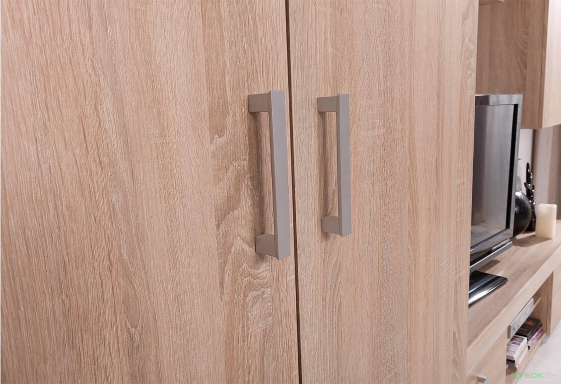 Комплект стінка з шафою VMV holding Даміс 380 см Дуб сонома - Зображення 5 Зображення 5 - Комплект стінка з шафою VMV holding Даміс 380 см Дуб сонома