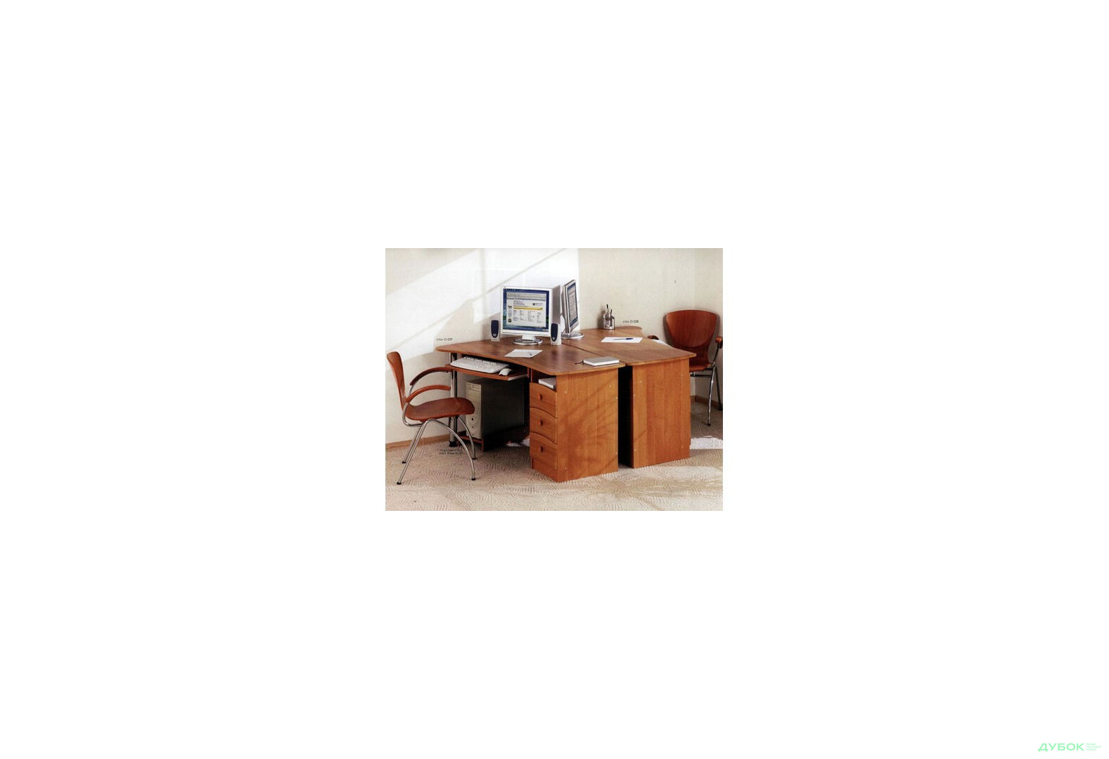Фото 1 - СК 356 Серия Офисные столы Комфорт Мебель