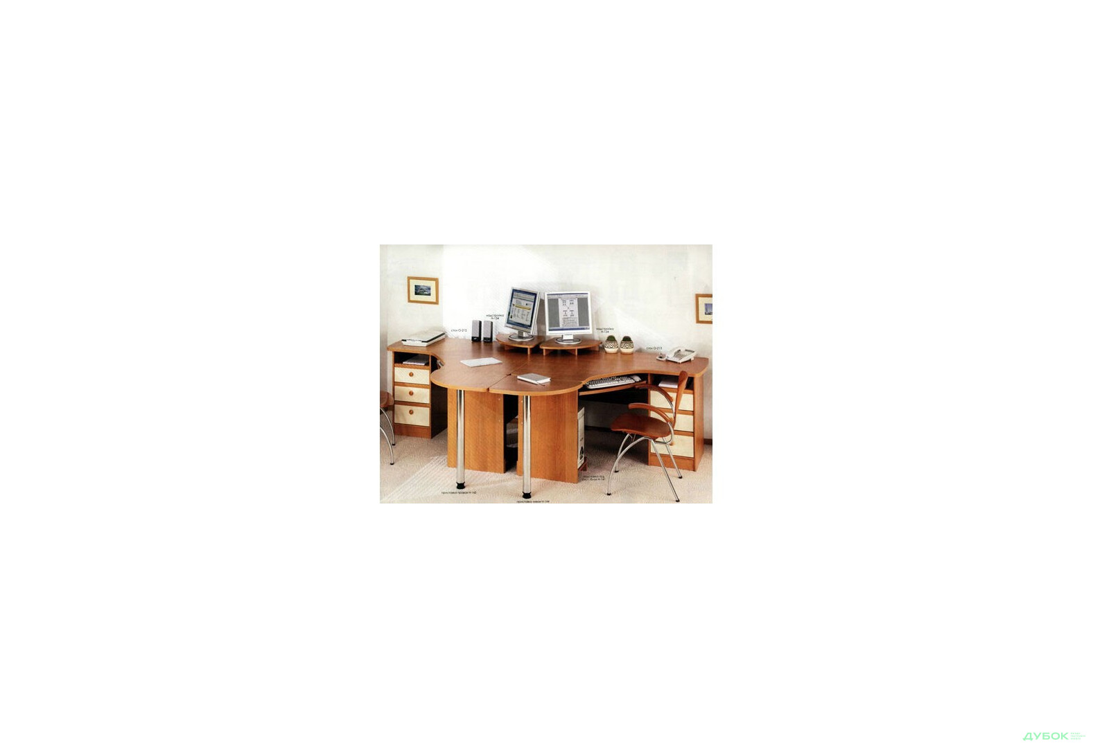 Фото 1 - СК 358 Серия Офисные столы Комфорт Мебель