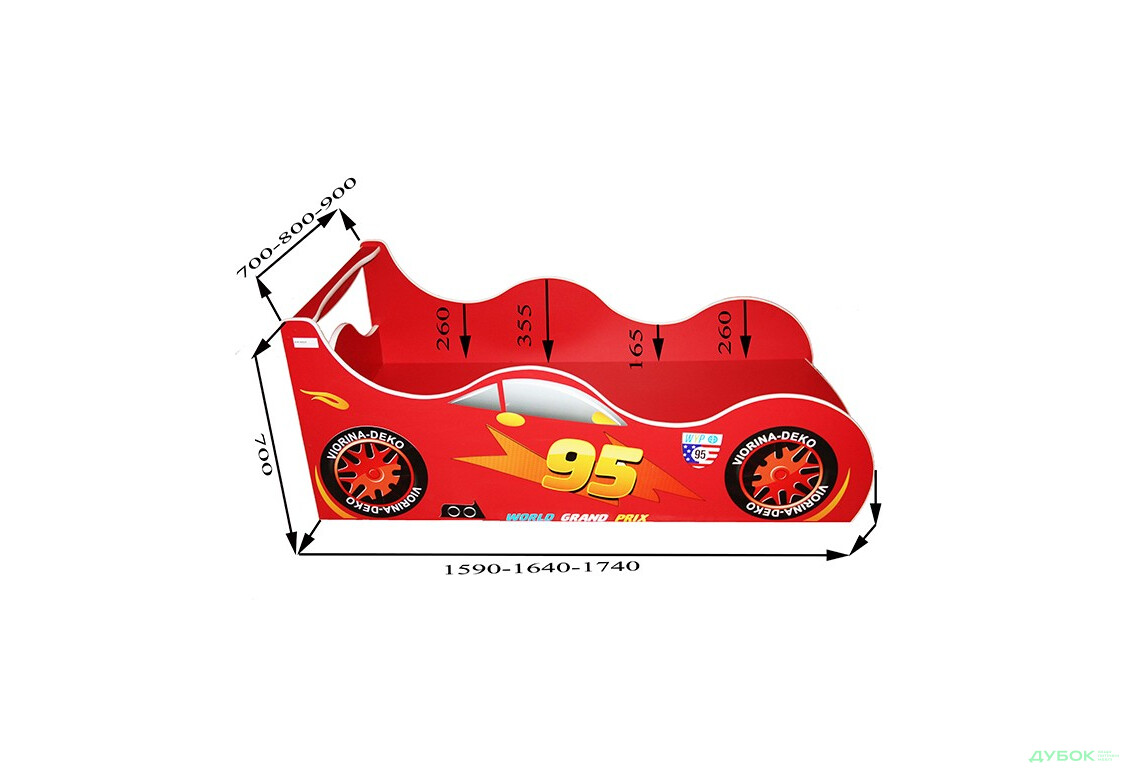 Изображение 2 - Кровать Драйв-95 Ф-0004 Серия Форсаж Виорина Деко