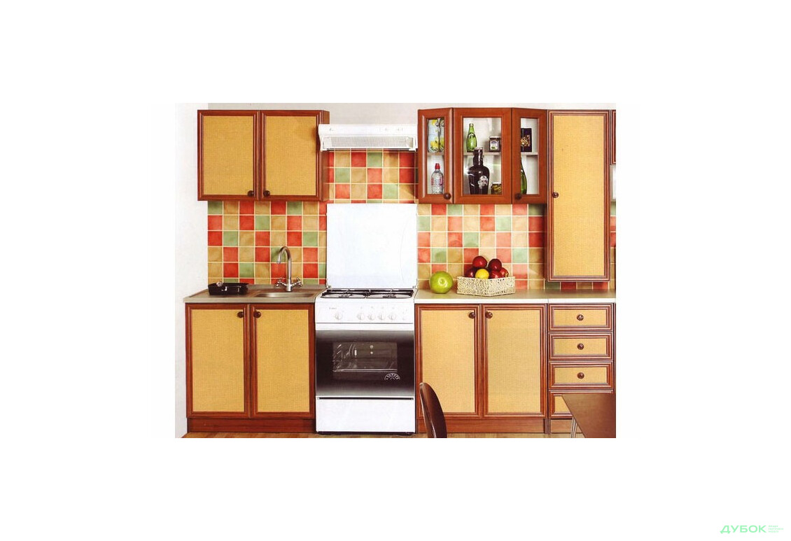 Кухня Тина Нова Ротанг с пеналом 2.0 НФ БМФ