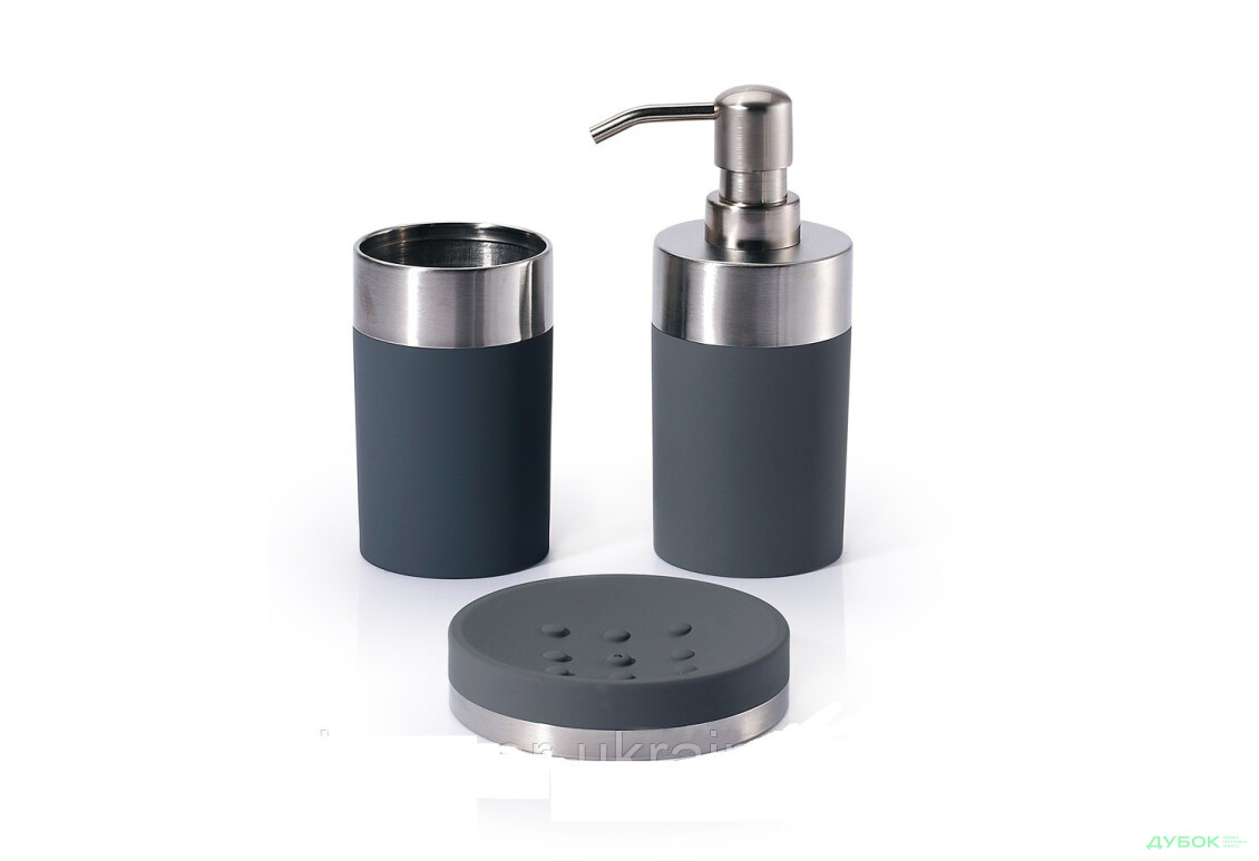 Набір в ванну кімнату Bergner 3пр. (граніт) Bergner