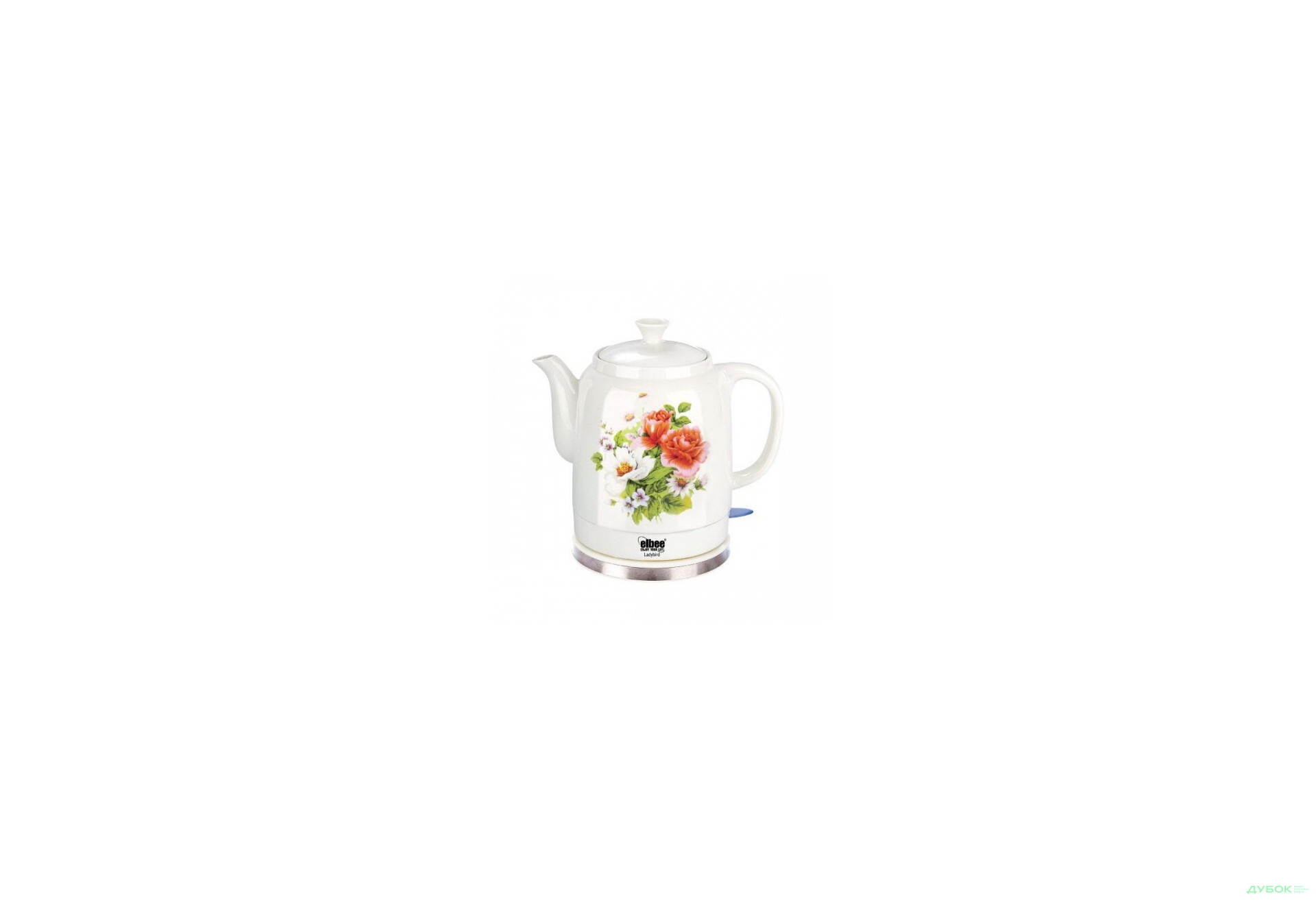 Изображение 1 - Чайник Elbee Ladybird 1,7л. Потуж. 1200Вт. Керамічний Elbee