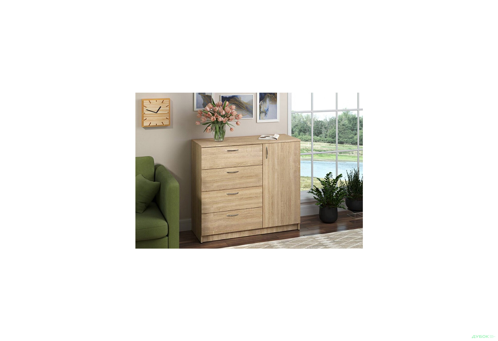 Изображение 4 - Комод К-4+1 Пехотин