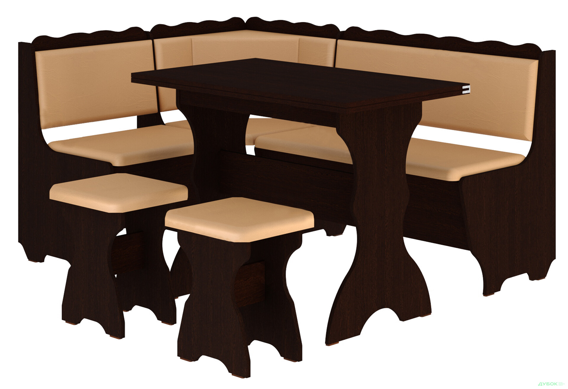 Изображение 1 - Кухонный уголок Граф (с раскл.столом) Пехотин