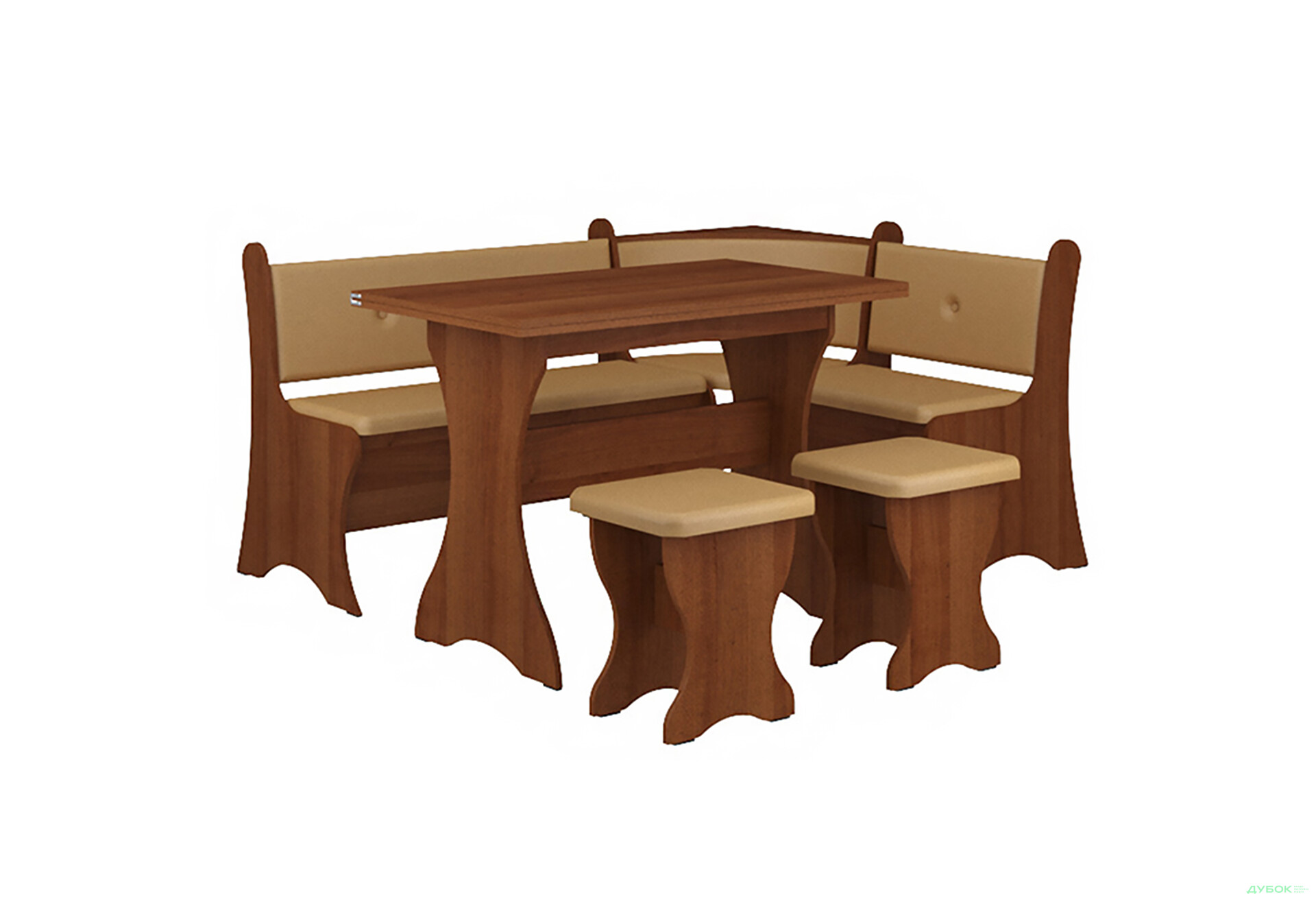 Зображення 4 - Кухонний куточок Маркіз (з розкл.столом №1 + табурет №1-2шт) Пехотін