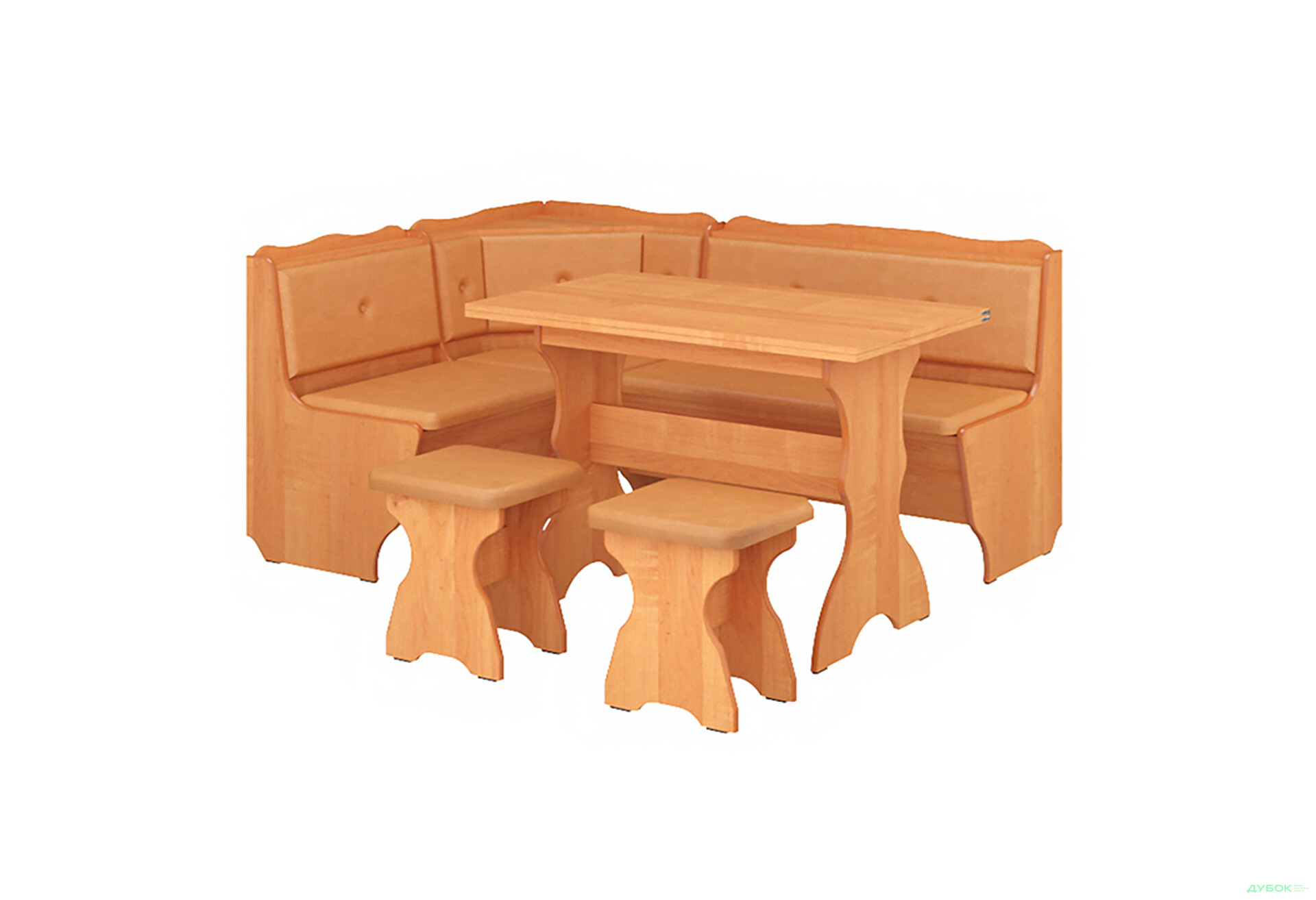 Изображение 2 - Кухонный уголок Президент (уголок Президент + стол раскладной №1 + табурет №1 / 2 шт Пехотин