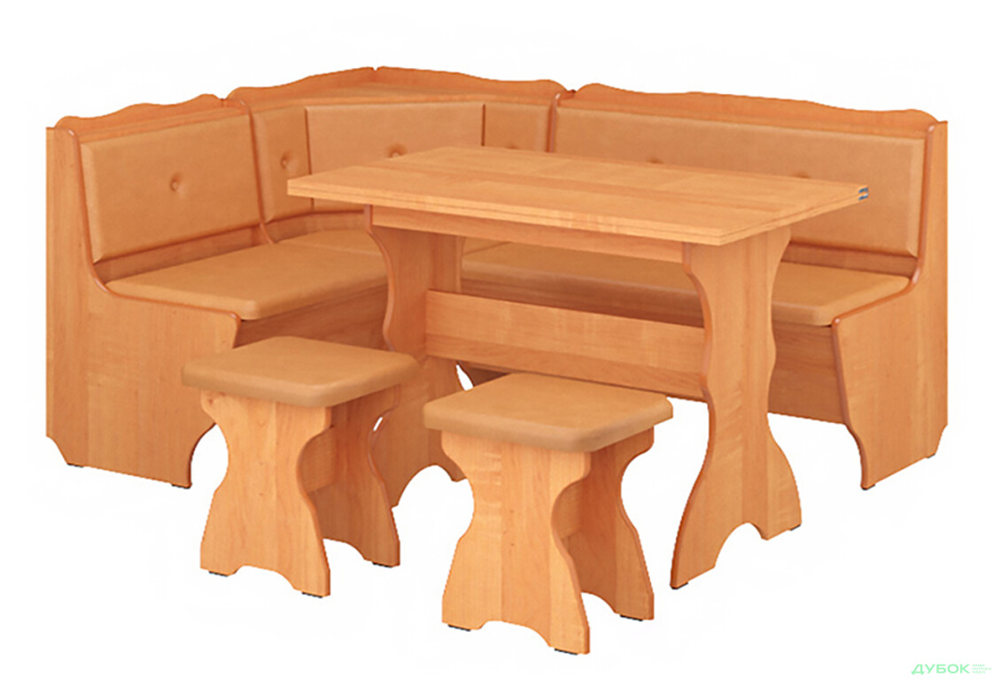 Изображение 2 - Кухонный уголок Президент (уголок Президент + стол раскладной №1 + табурет №1 / 2 шт Пехотин