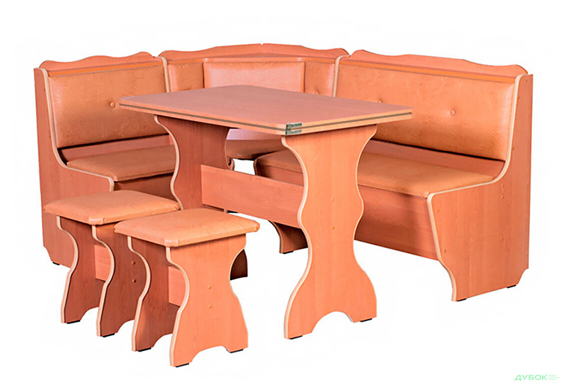 Изображение 5 - Кухонный уголок Президент (уголок Президент + стол раскладной №1 + табурет №1 / 2 шт Пехотин