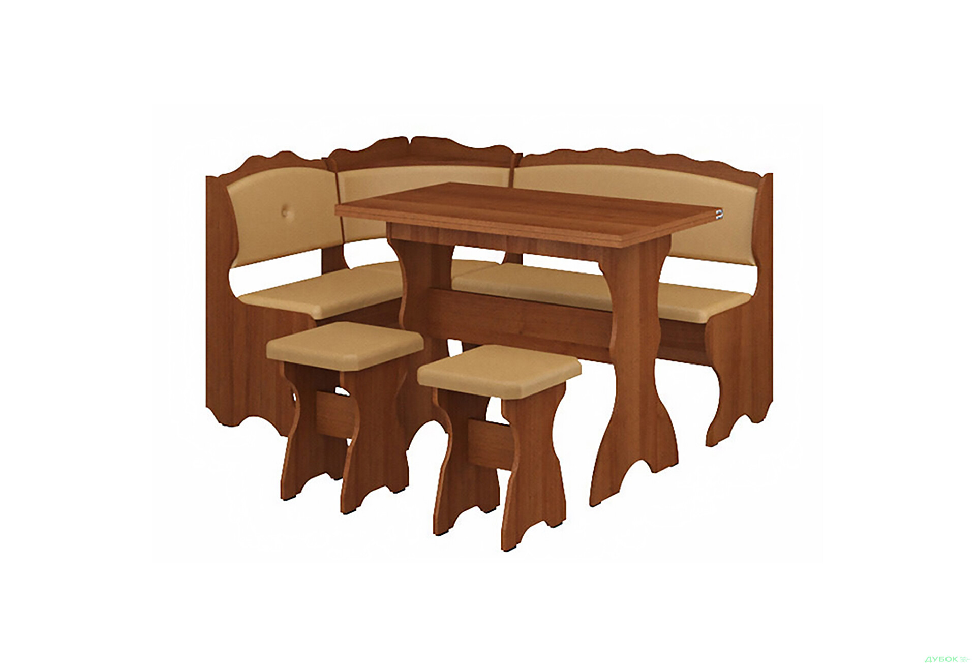 Кухонный уголок Цезарь (с раскл.столом) Пехотин - Изображение 2 Изображение 2 - Кухонный уголок Цезарь (с раскл.столом) Пехотин