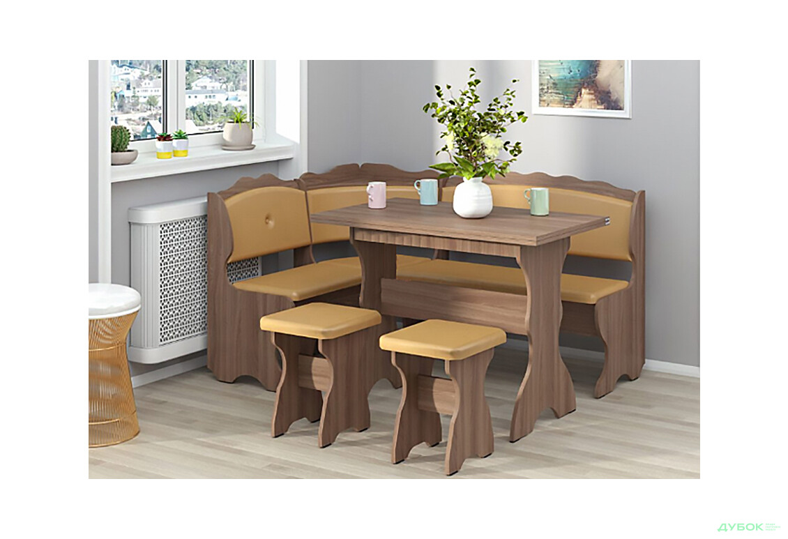 Кухонный уголок Цезарь (с раскл.столом) Пехотин - Изображение 6 Изображение 6 - Кухонный уголок Цезарь (с раскл.столом) Пехотин