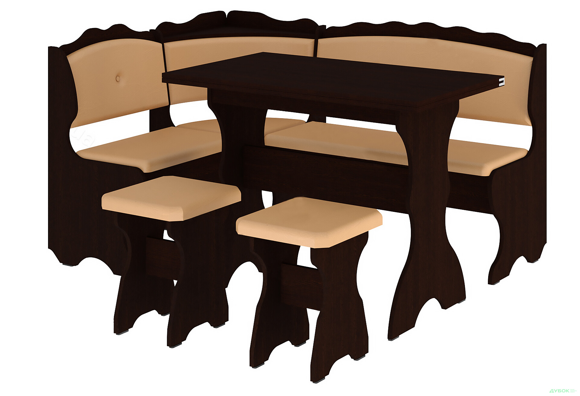 Кухонный уголок Цезарь (с раскл.столом) Пехотин - Изображение 1 Изображение 1 - Кухонный уголок Цезарь (с раскл.столом) Пехотин