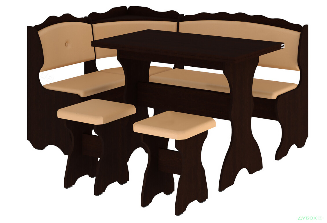 Кухонный уголок Цезарь (с раскл.столом) Пехотин - Изображение 1 Изображение 1 - Кухонный уголок Цезарь (с раскл.столом) Пехотин