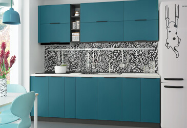 Кухня под индивидуальный заказ Дубок