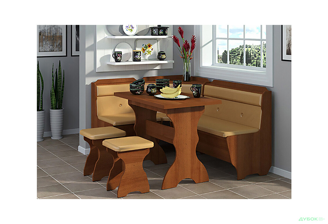 Изображение 7 - Кухонный уголок Кардинал (с прост. столом) Пехотин