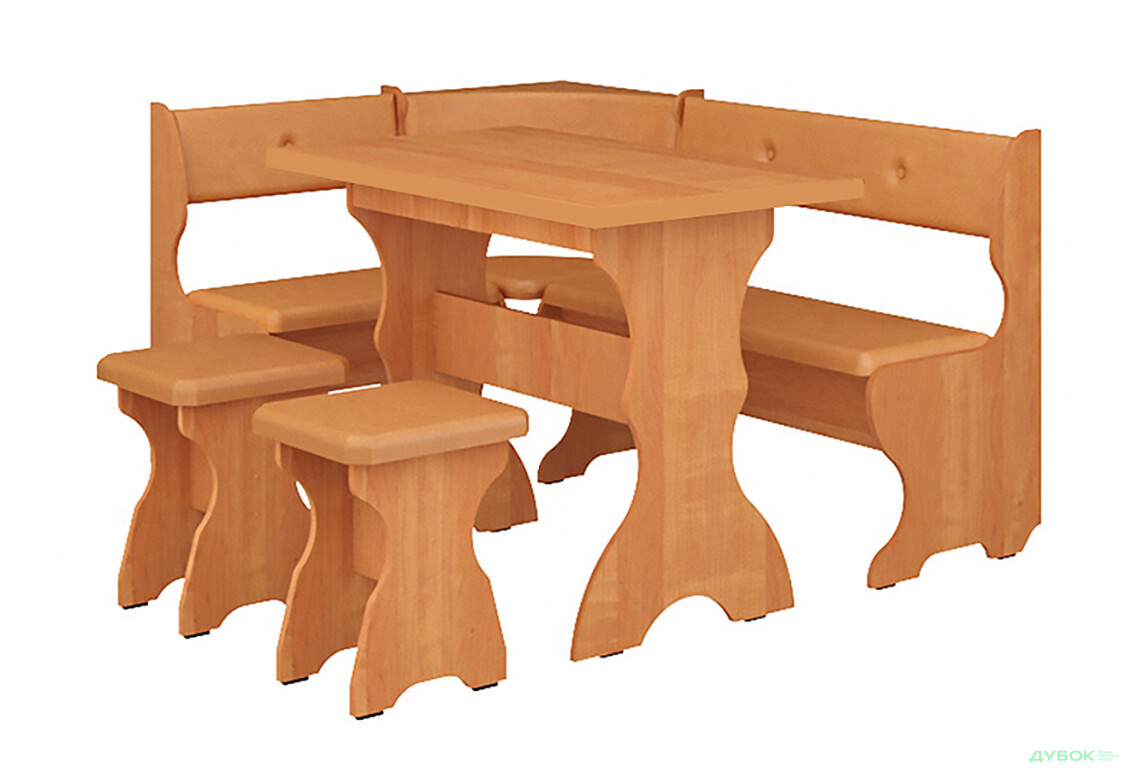 Изображение 3 - Кухонный уголок Принц (с прост.столом №1 + табуретиы №1/2шт) Пехотин