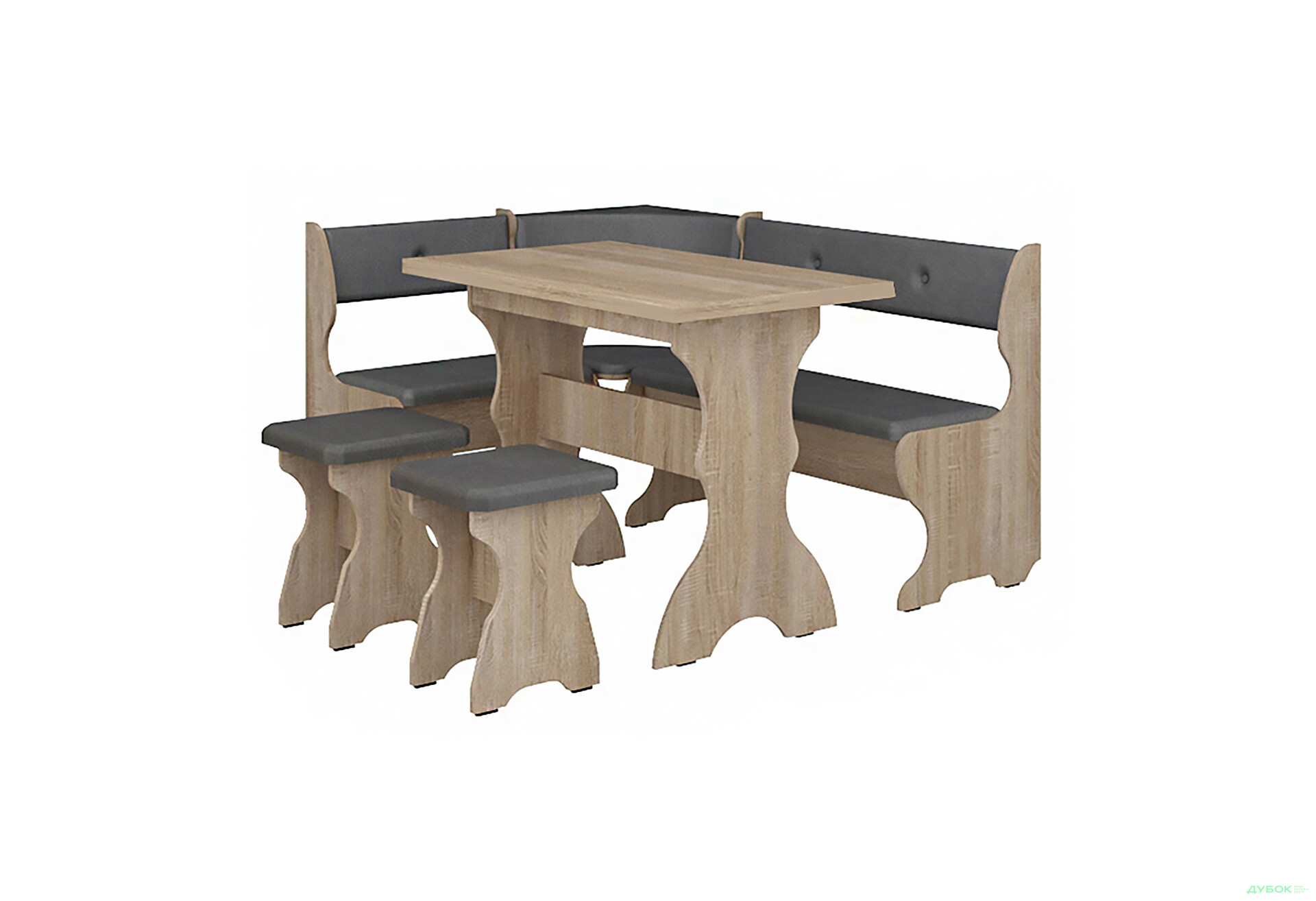 Кухонный уголок Принц (с прост.столом №1 + табуретиы №1/2шт) Пехотин - Изображение 6 Изображение 6 - Кухонный уголок Принц (с прост.столом №1 + табуретиы №1/2шт) Пехотин