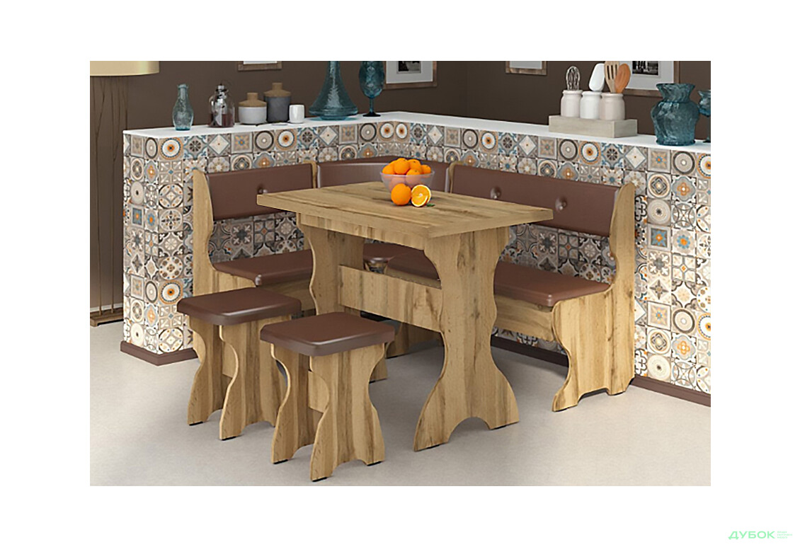 Изображение 8 - Кухонный уголок Принц (с прост.столом №1 + табуретиы №1/2шт) Пехотин