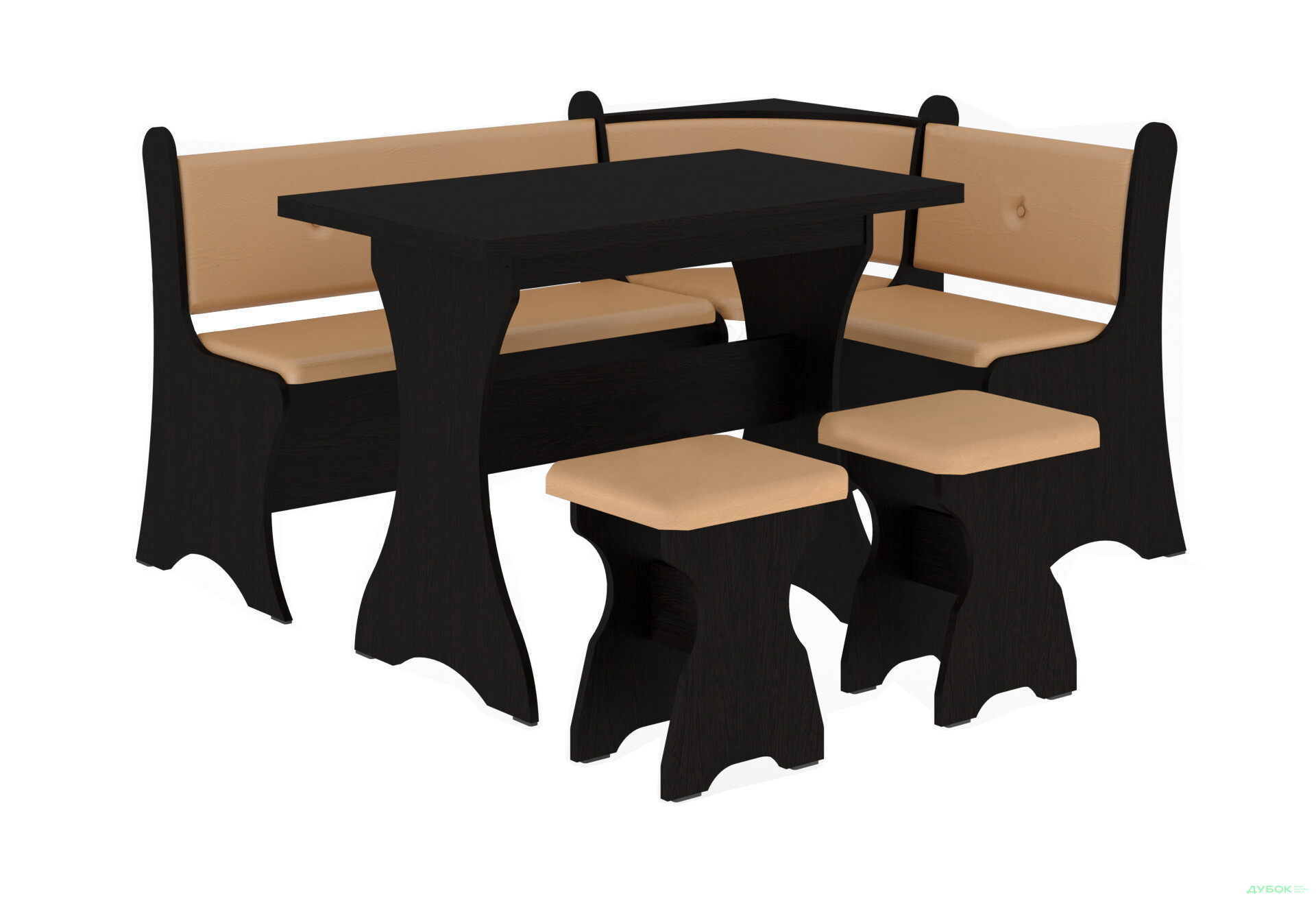 Кухонный уголок Маркиз (с прост.столом) Пехотин - Изображение 1 Изображение 1 - Кухонный уголок Маркиз (с прост.столом) Пехотин