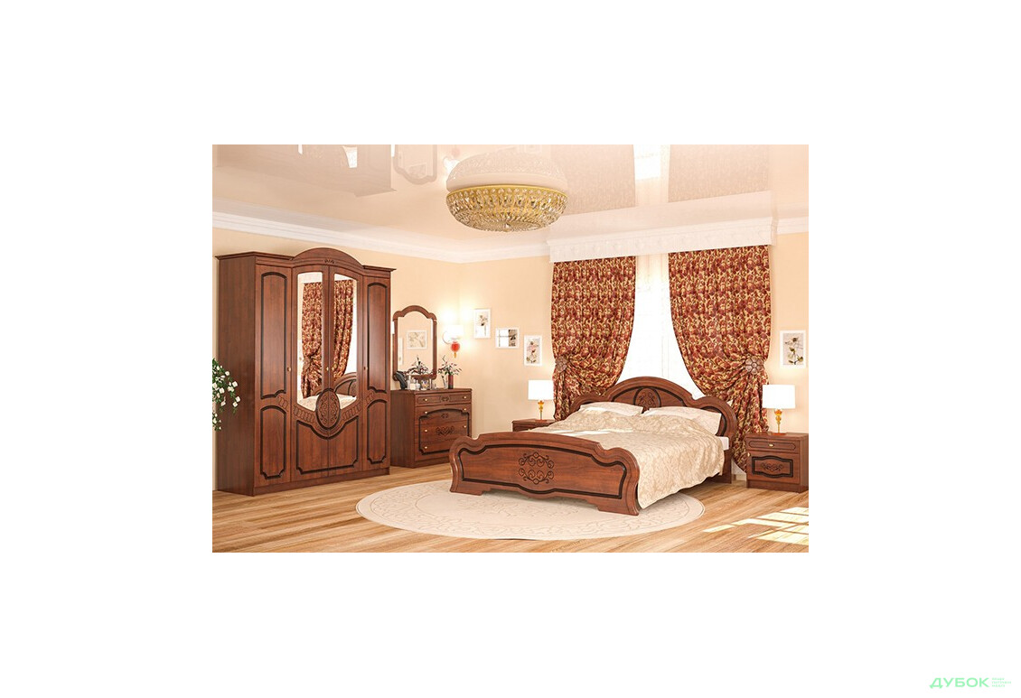 Спальня Барокко Комплект 4Д Мебель Сервис