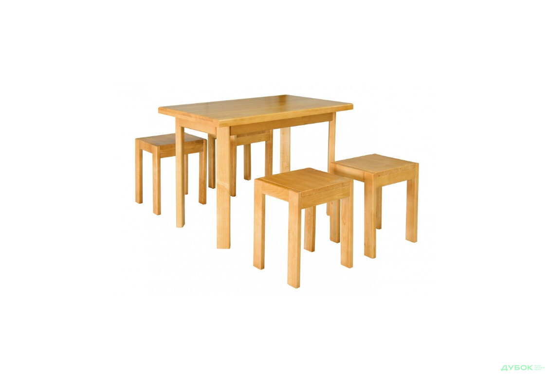Стол кухонный Олимп + 2 табуретки Мебель Сервис