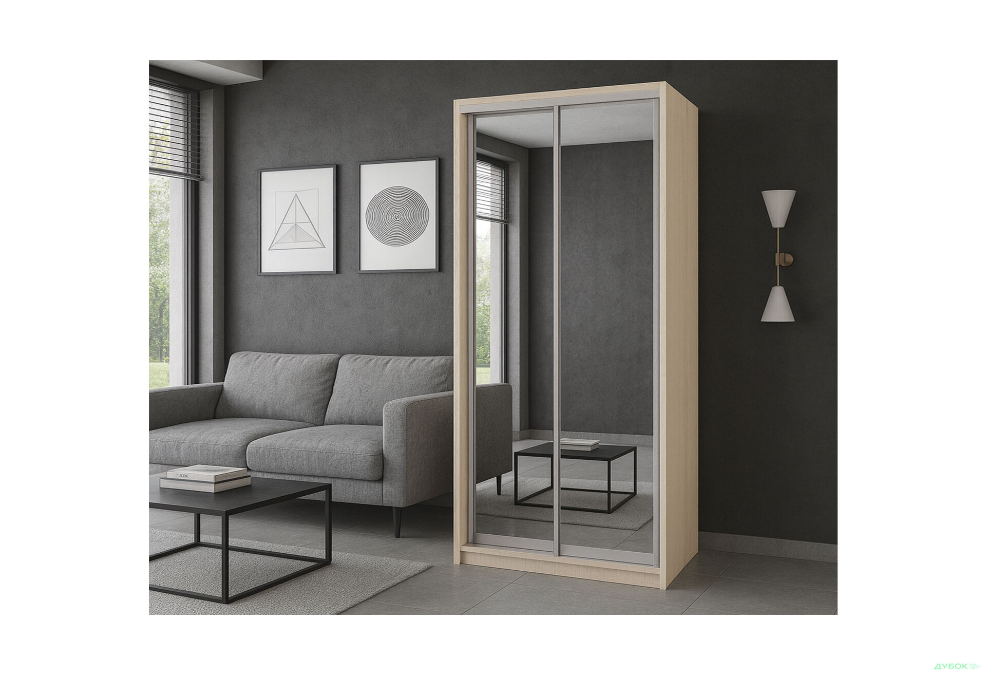 Изображение 2 - Шкаф-купе 2Д 220х120х45 (зеркала) Вип-Мастер