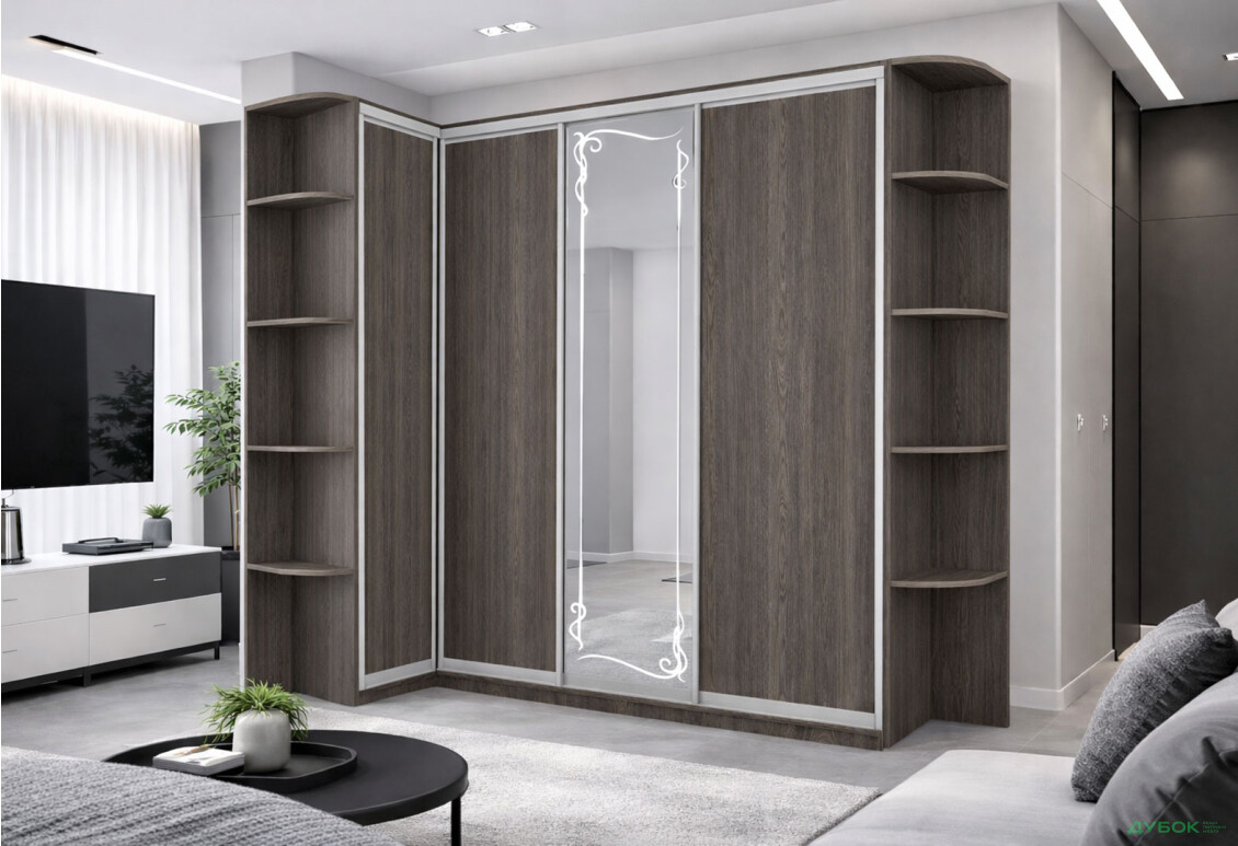 Изображение 2 - Шкаф-купе 4Д угловой 270х120х220 VIP-master