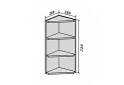 В15 Полки угловые 72 Грация Вип-Мастер - Изображение 1 Изображение 1 - В15 Полки угловые 72 Грация Вип-Мастер