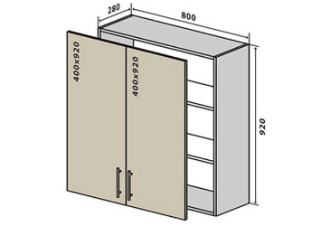 В48 Тумба 2Д 80