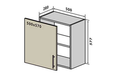 В52 Тумба 1Д 50