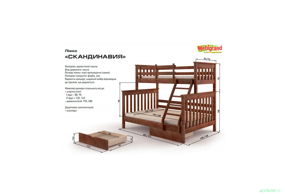 Изображение 2 - Скандинавия 90/140х200 Mebigrand