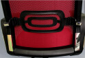 Фото 5 - Крісло Tesla сітка червона, каркас чорний арт. 512457 AMF