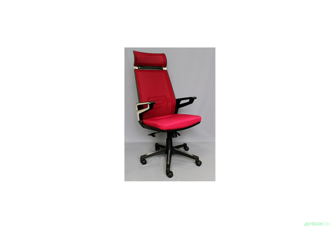 Кресло Tesla сетка красная, каркас черный арт. 512457 АМФ