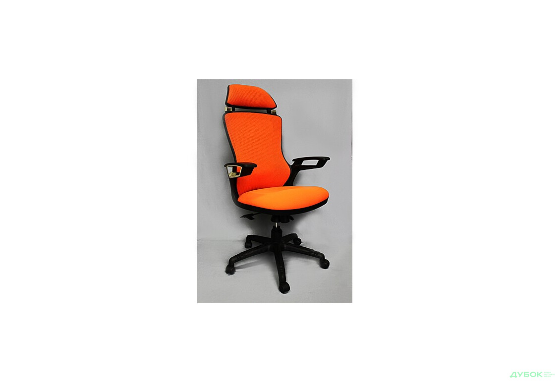 Крісло Boomer сітка помаранчева, каркас чорний арт. 512453 AMF