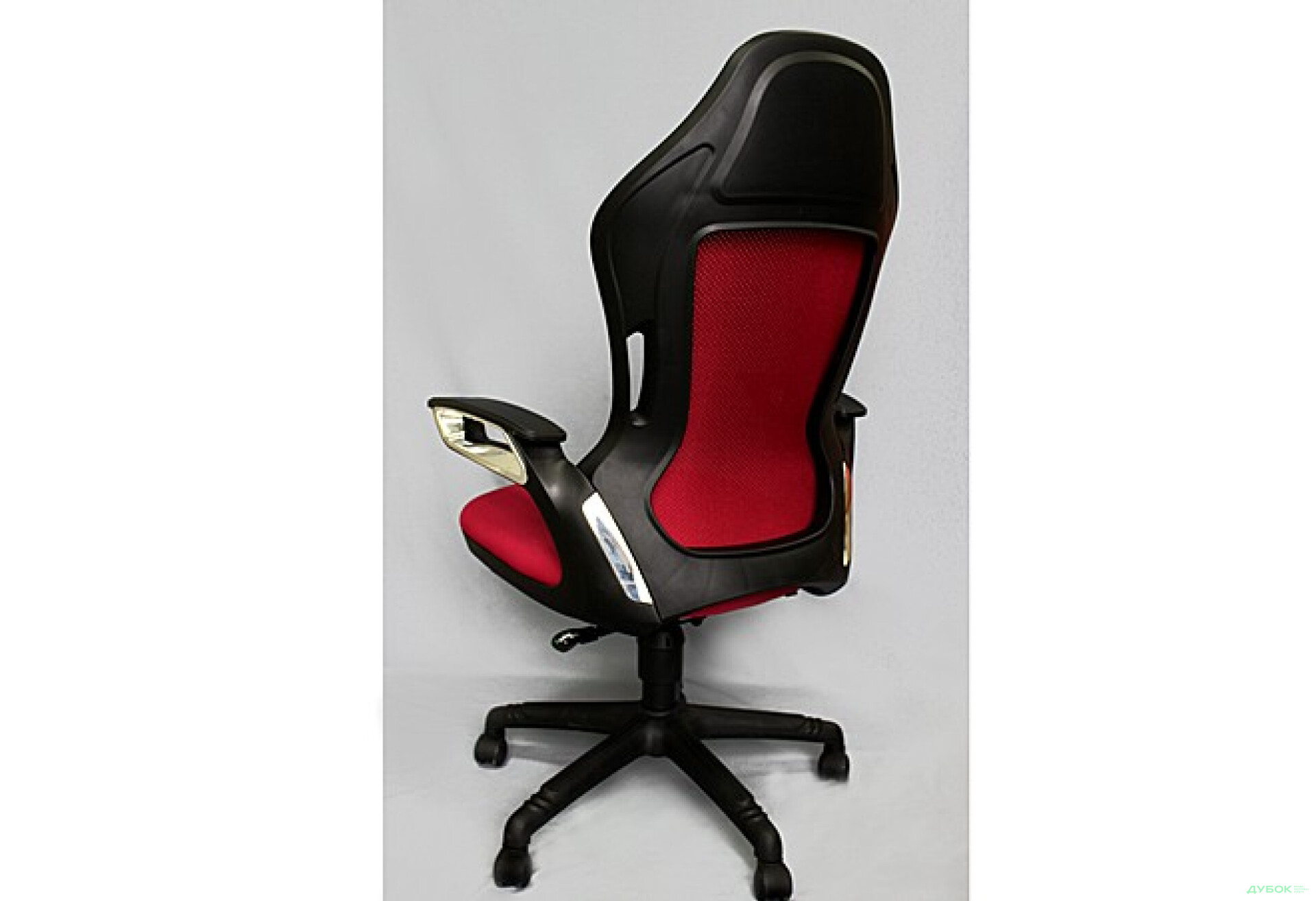 Фото 3 - Кресло Racer сітка красная, каркас черный арт. 512451 АМФ