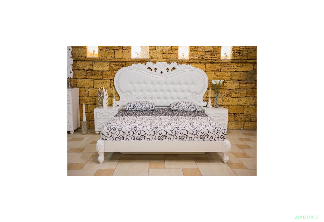 Фото 2 - Спальня Лючия (белая) Комплект с трюмо Embawood