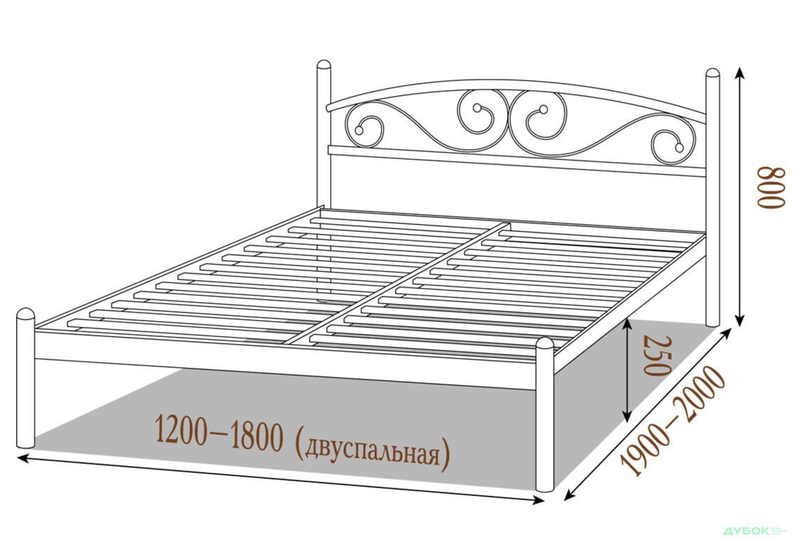 Изображение 2 - Вероника 180х190 + вклад ДВП Металл-Дизайн