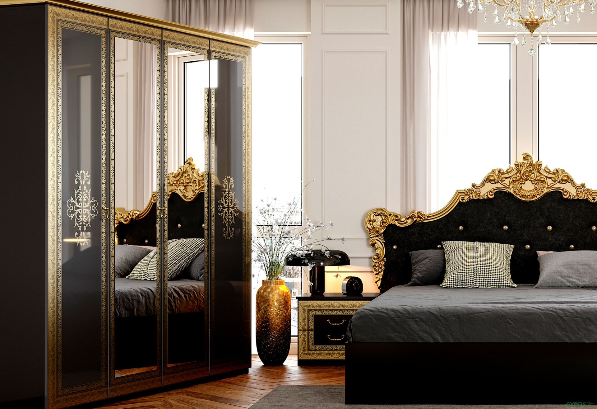 Модульна спальня Дженніфер MiroMark - Зображення 5 Зображення 5 - Модульна спальня Дженніфер MiroMark