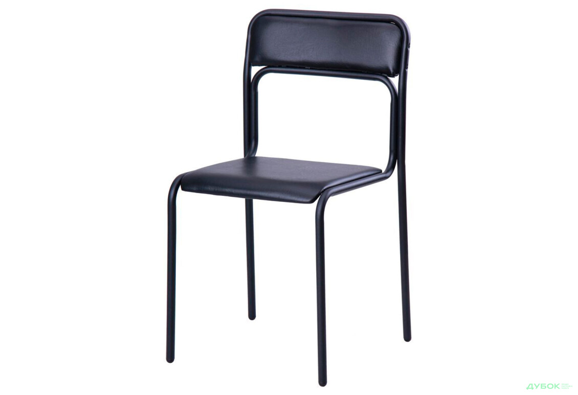 Кресло Аскона чёрный, к/з чёрный АМФ