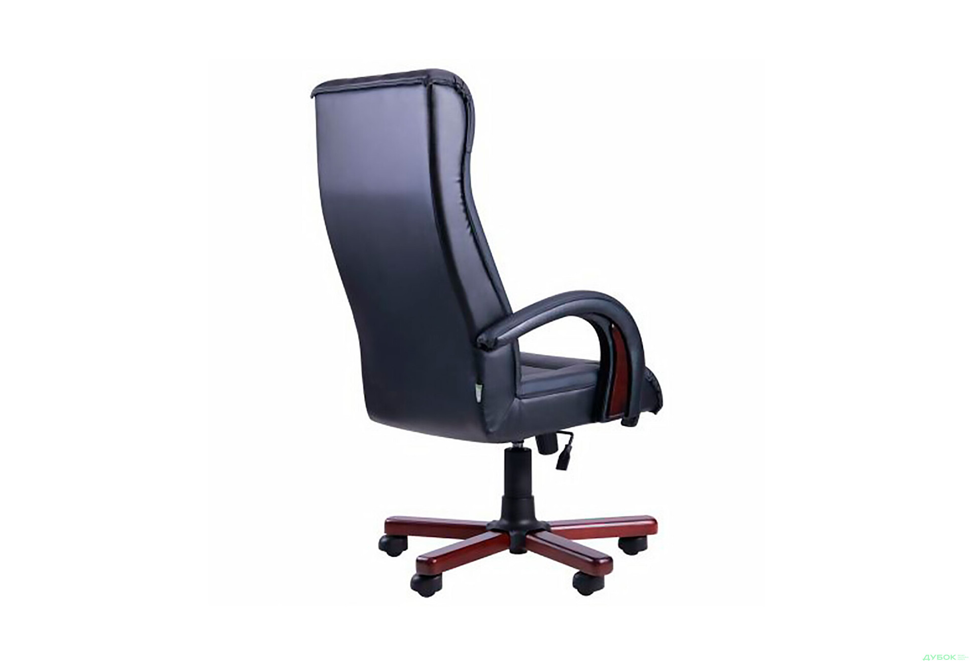 Изображение 5 - Кресло Роял Люкс орех, кожа Сплит черная АМФ