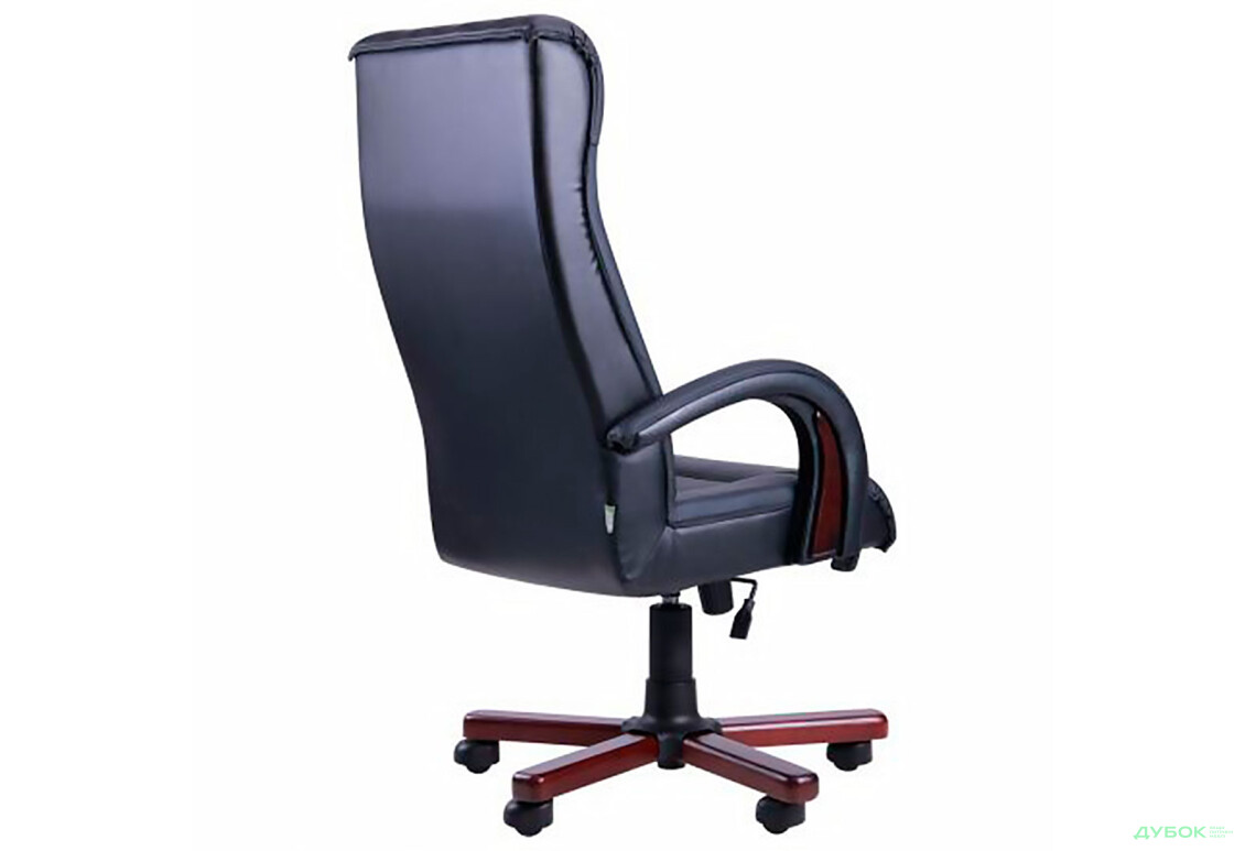 Изображение 5 - Кресло Роял Люкс орех, кожа Сплит черная АМФ