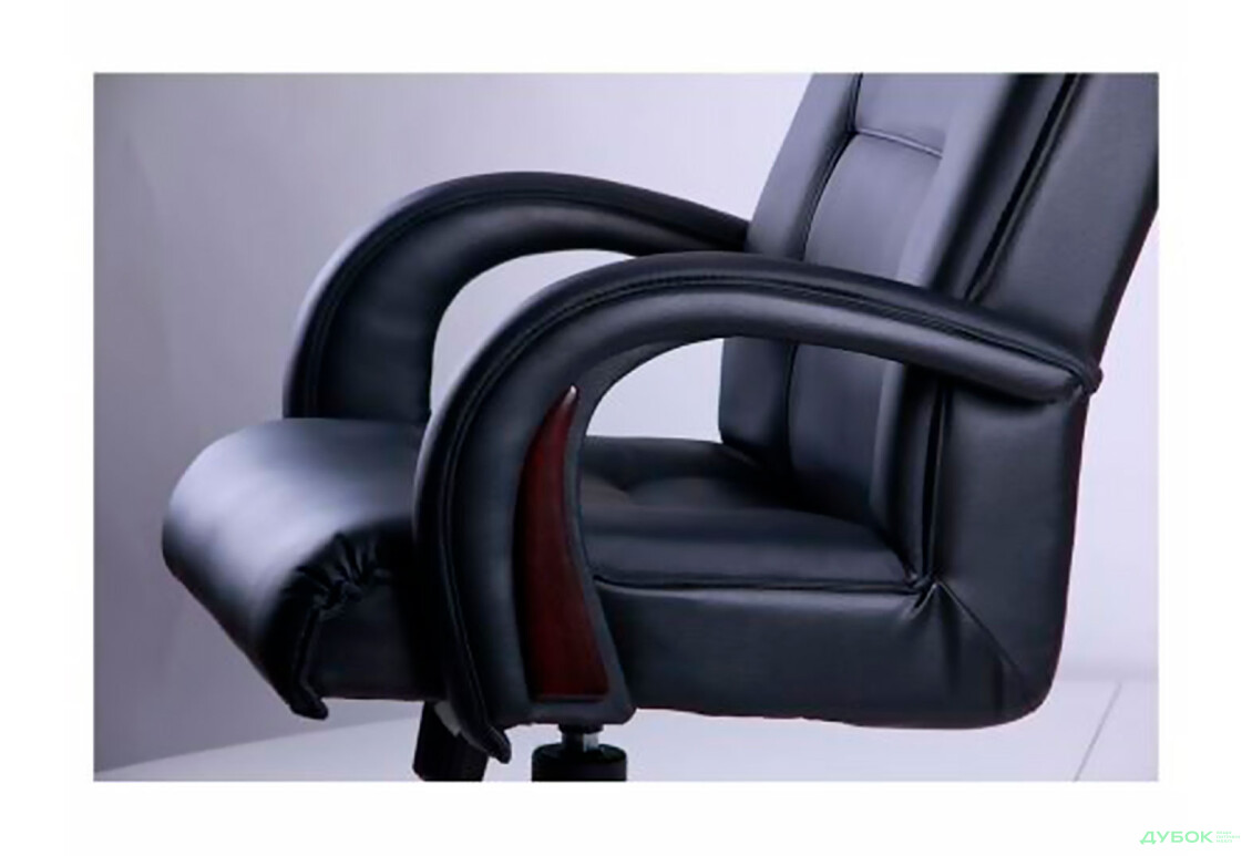 Изображение 7 - Кресло Роял Люкс орех, кожа Сплит черная АМФ