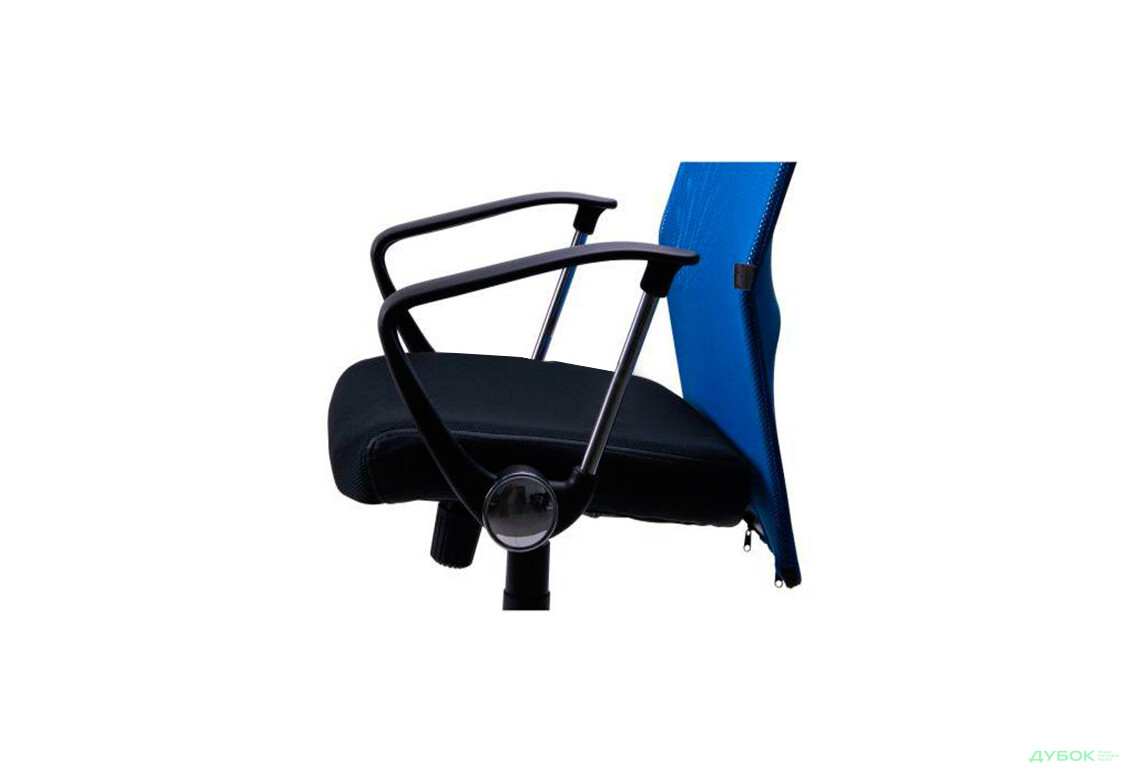 Фото 3 - Крісло Аеро HB сидіння Сітка чорна, Неаполь N-20/спинка Сітка синя, арт.23231 AMF