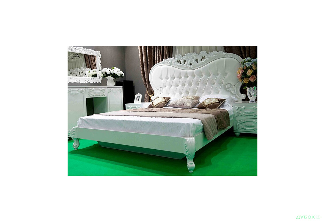 Ліжко 180 Лючія (біла) Embawood