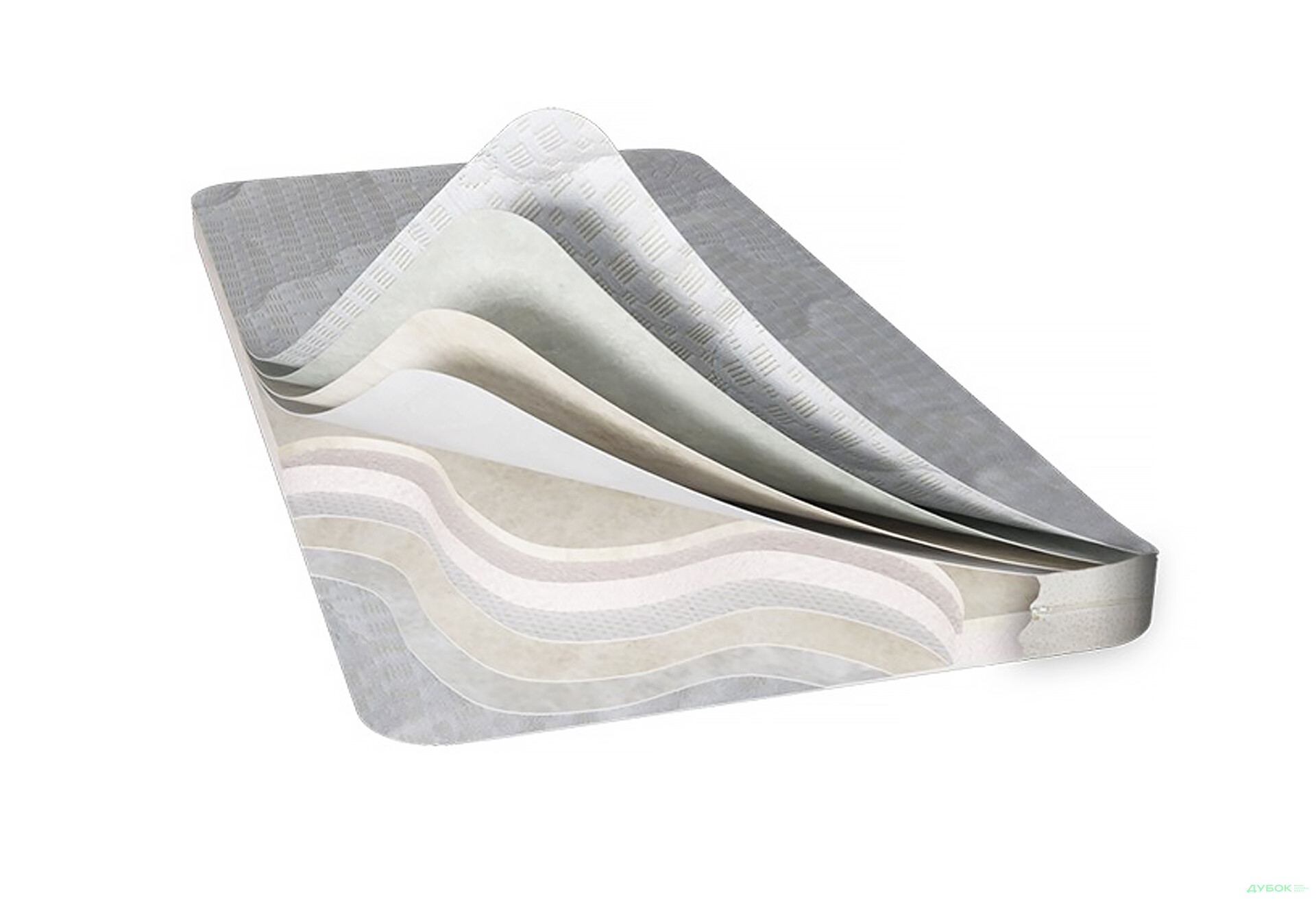 Зображення 2 - Матрац Світ Меблів Топпер-футон №5 категорія 3, чохол з подвійного жаккарду з тісьмою