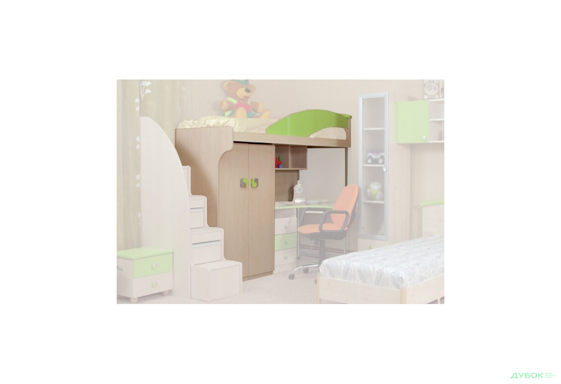 Зображення 2 - Дитяча Арлекіно Шафа-ліжко MiroMark