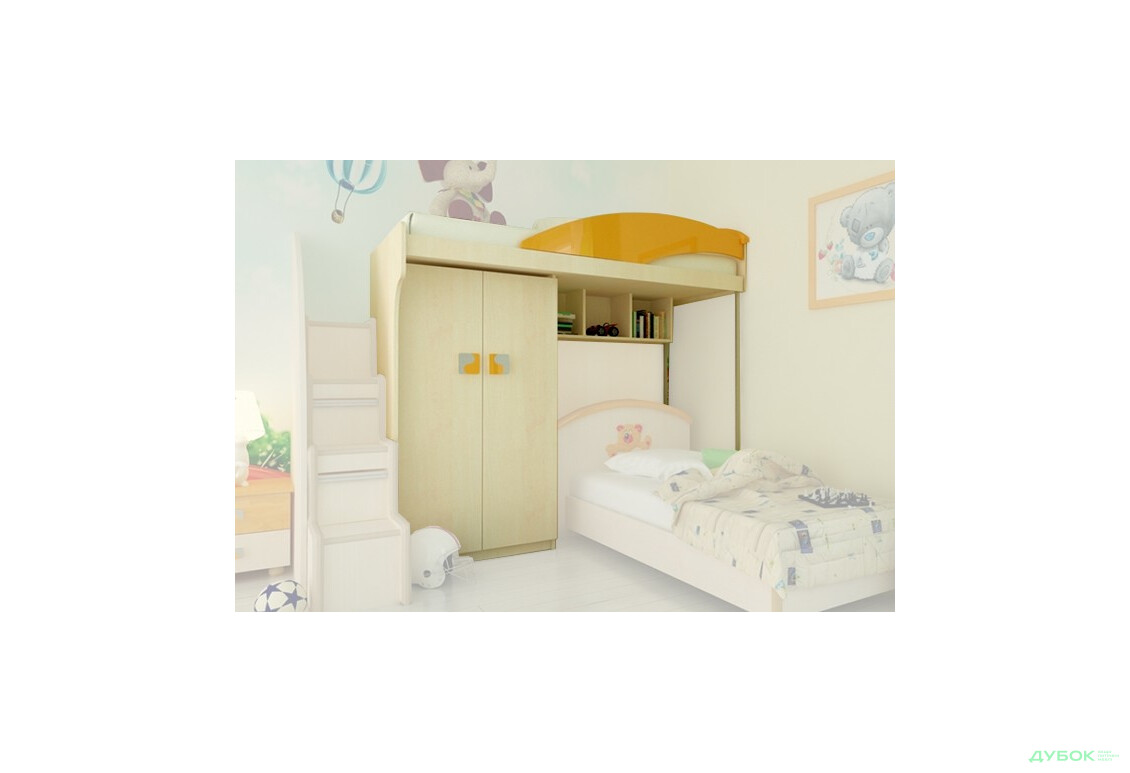 Дитяча Арлекіно Шафа-ліжко MiroMark