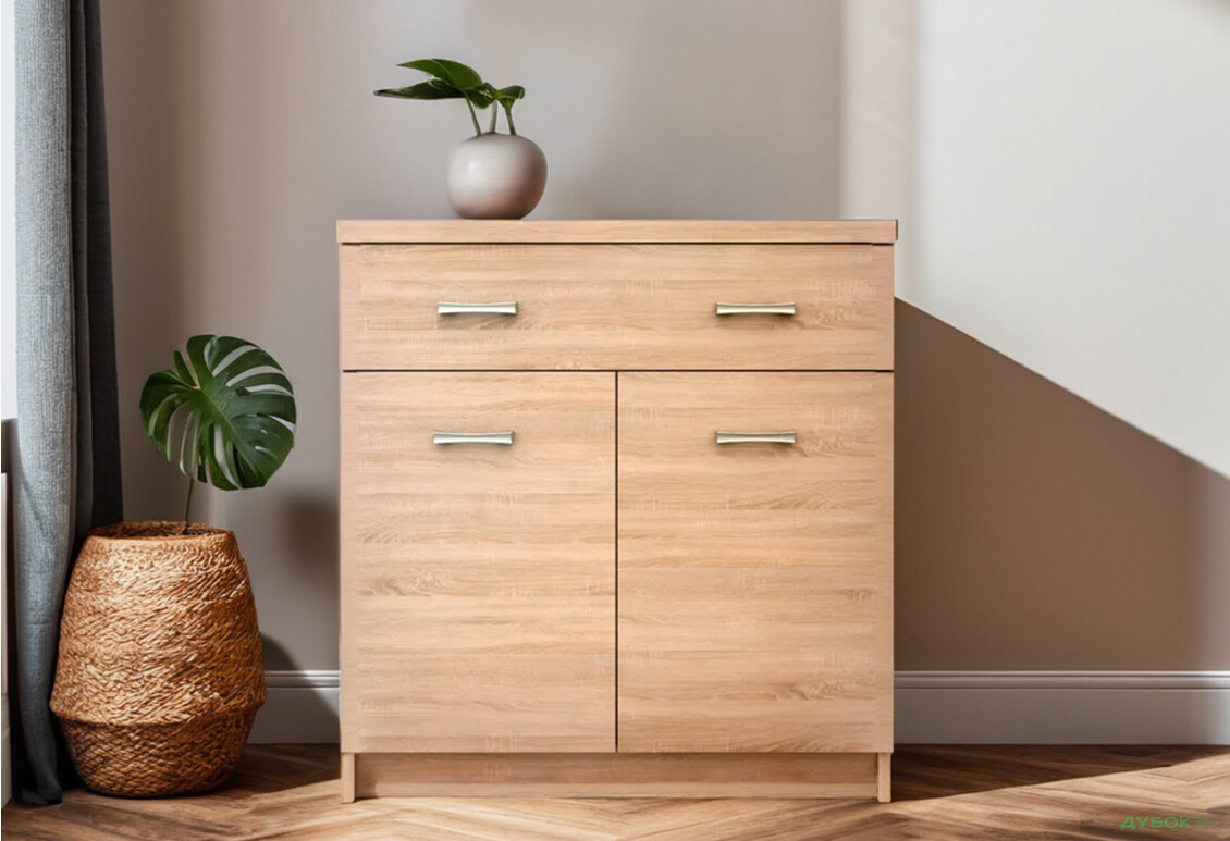 Комод VMV holding Топ-микс 2-дверный с ящиком 60 см Дуб сонома - Изображение 2 Изображение 2 - Комод VMV holding Топ-микс 2-дверный с ящиком 60 см Дуб сонома